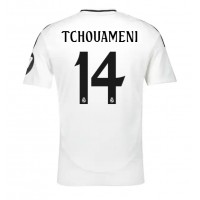 Koszulka piłkarska Real Madrid Aurelien Tchouameni #14 Strój Domowy 2024-25 tanio Krótki Rękaw